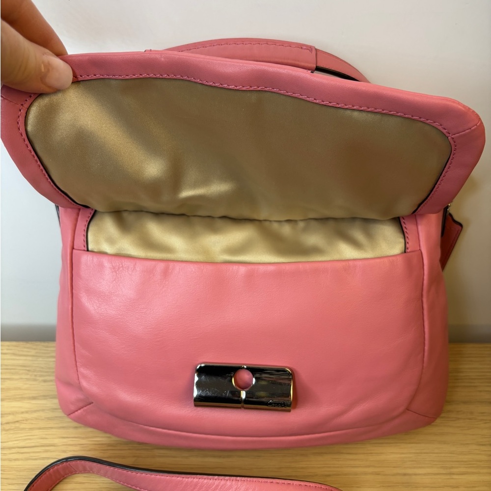 Vintage Coach Kristin Pink Leather‎ Hobo Bag - Picture 3 of 16